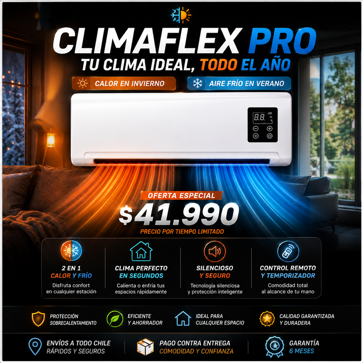 ClimaFlex Pro - Aire acondicionado