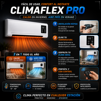 ClimaFlex Pro - Aire acondicionado