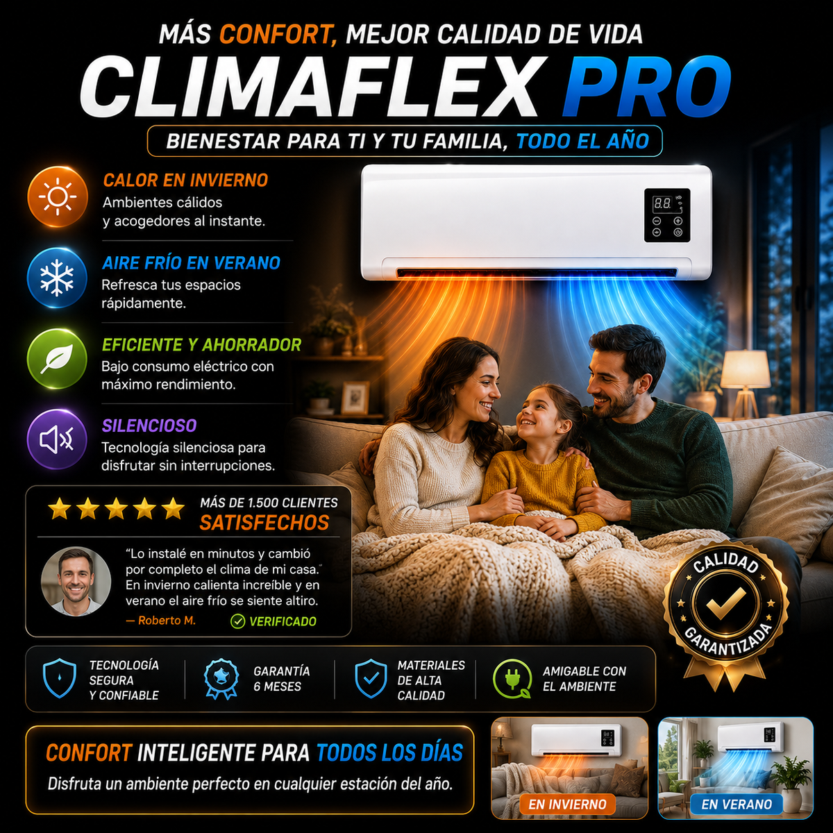ClimaFlex Pro - Aire acondicionado
